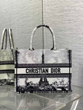 Medium Dior Book Tote M1296 Embroidery M76G