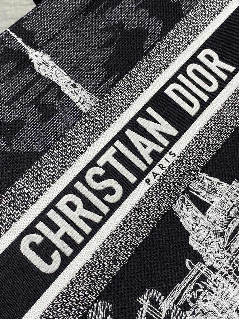 Medium Dior Book Tote M1296 Embroidery M76H