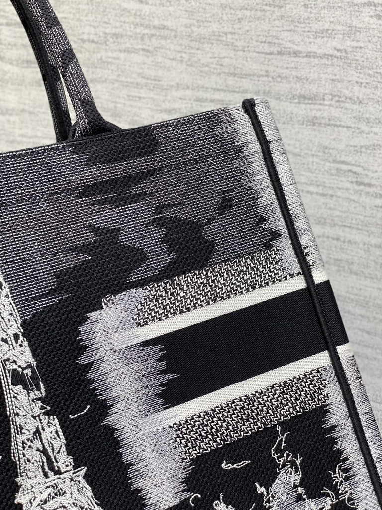 Medium Dior Book Tote M1296 Embroidery M76H