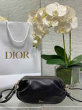 Dior Bow Pouch - Black Supple Lambskin - S3900 - Default Title - View 1