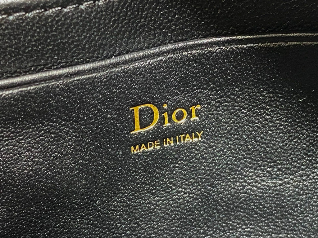 Dior Bow Pouch - Black Supple Lambskin - S3900 - Default Title - View 10