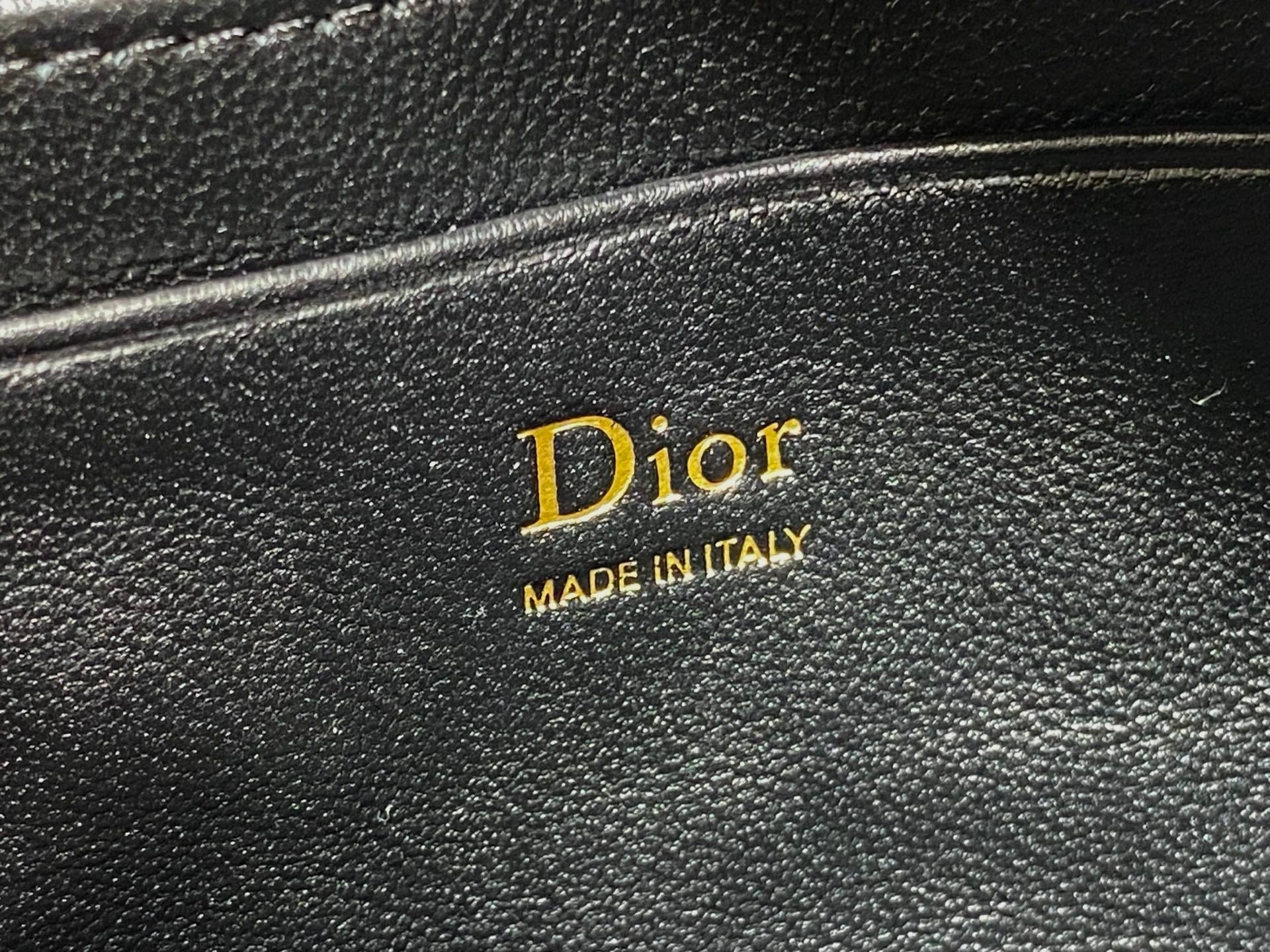 Dior Bow Pouch - Black Supple Lambskin - S3900 - Default Title - View 10