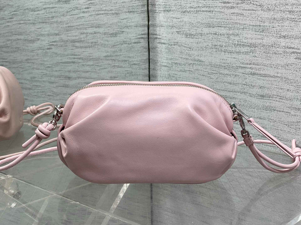 Dior Bow Pouch - Pink Supple Lambskin - S3900 - Default Title - View 3