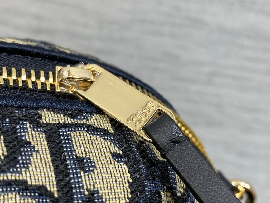 Dior Bow Pouch - Blue Oblique Jacquard - S3900 - Default Title - View 6