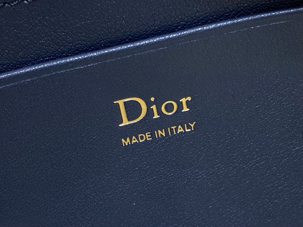 Dior Bow Pouch - Blue Oblique Jacquard - S3900 - Default Title - View 10