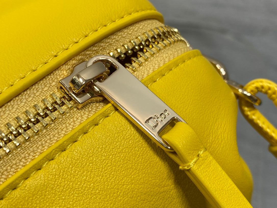 Dior Bow Pouch - Yellow Supple Lambskin - S3900 - Default Title - View 10