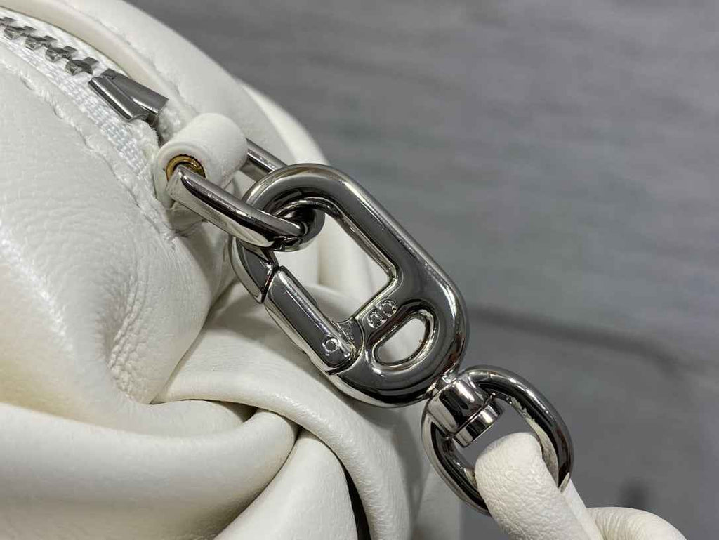 Dior Bow Pouch - White Supple Lambskin - S3900 - Default Title - View 4