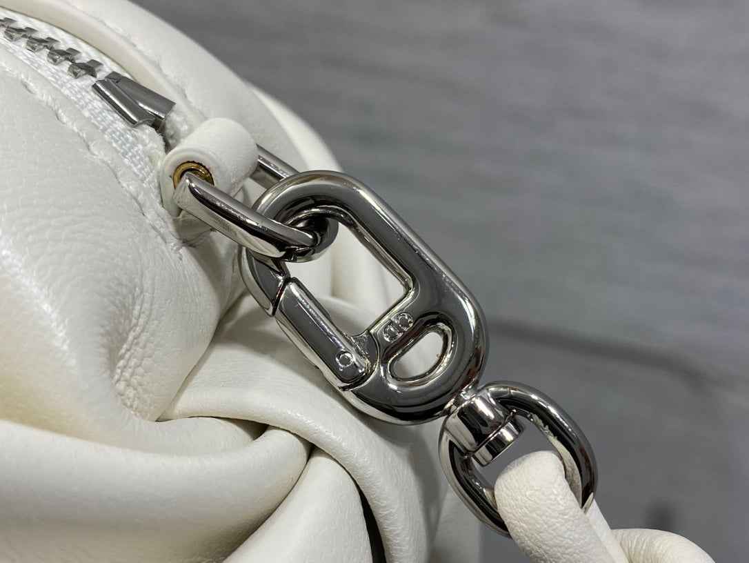 Dior Bow Pouch - White Supple Lambskin - S3900 - Default Title - View 4
