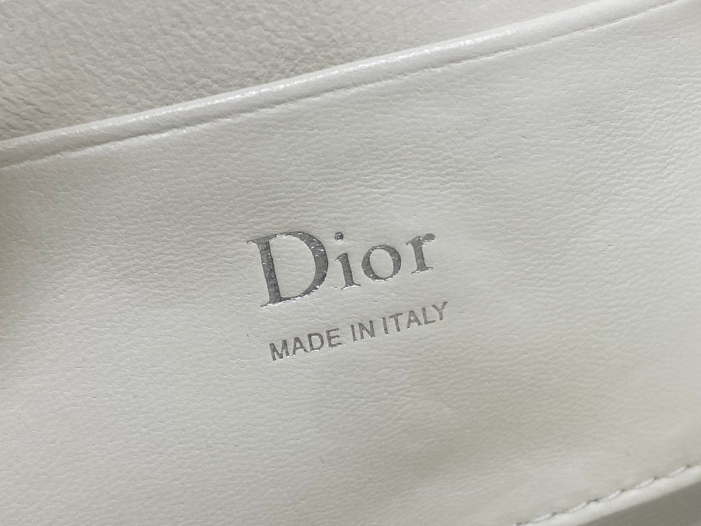 Dior Bow Pouch - White Supple Lambskin - S3900 - Default Title - View 10
