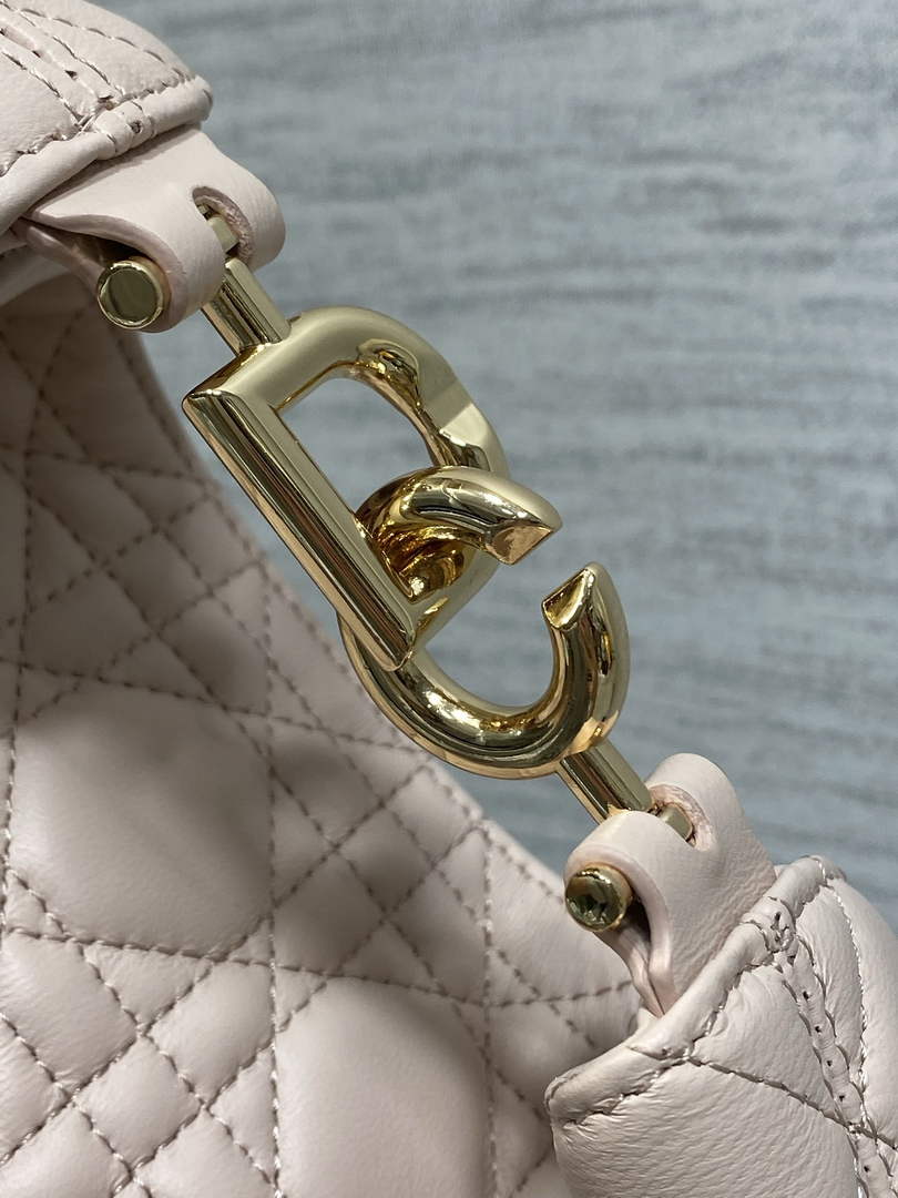 Dior Bucket Bag - Pink Macrocannage Calfskin M1538 - Default Title - View 5