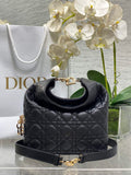 Dior Bucket Bag - Black Macrocannage Calfskin M1538 - Default Title - View 1