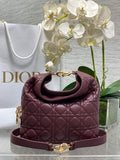 Dior Bucket Bag - Red Macrocannage Calfskin M1538 - Default Title - View 1