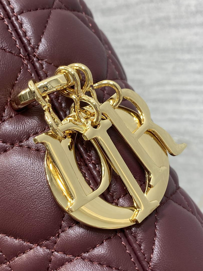Dior Bucket Bag - Red Macrocannage Calfskin M1538 - Default Title - View 4