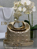 Dior Bucket Bag - Gold Macrocannage Calfskin M1538 - Default Title - View 1
