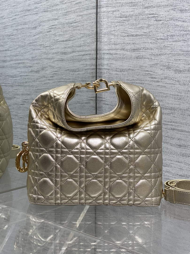 Dior Bucket Bag - Gold Macrocannage Calfskin M1538 - Default Title - View 2