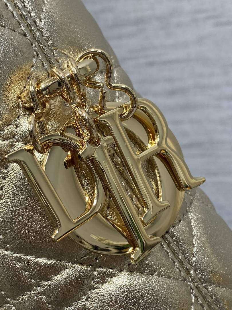 Dior Bucket Bag - Gold Macrocannage Calfskin M1538 - Default Title - View 4