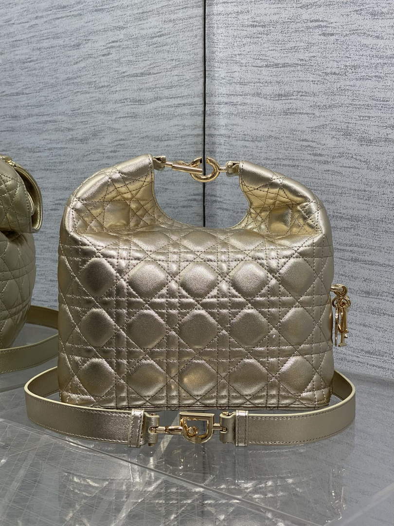 Dior Bucket Bag - Gold Macrocannage Calfskin M1538 - Default Title - View 6