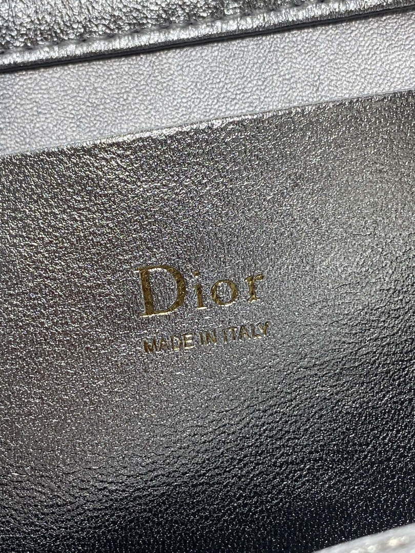 Dior Bucket Bag - Silver Macrocannage Calfskin M1538 - Default Title - View 10