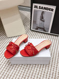 Dior Cannage Heeled Slide for Women KCO5463