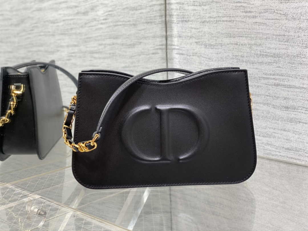 Dior CD Signature Hobo Mini Bag S2213 Black Leather - Default Title - View 4
