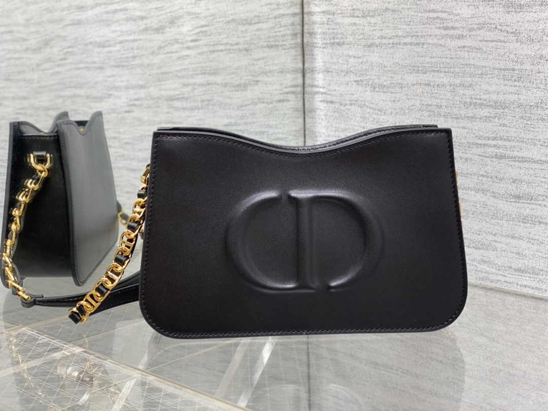 Dior CD Signature Hobo Mini Bag S2213 Black Leather - Default Title - View 5