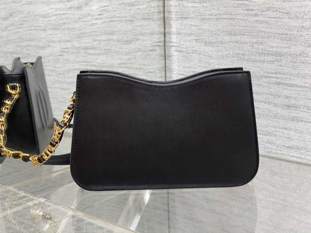Dior CD Signature Hobo Mini Bag S2213 Black Leather - Default Title - View 3