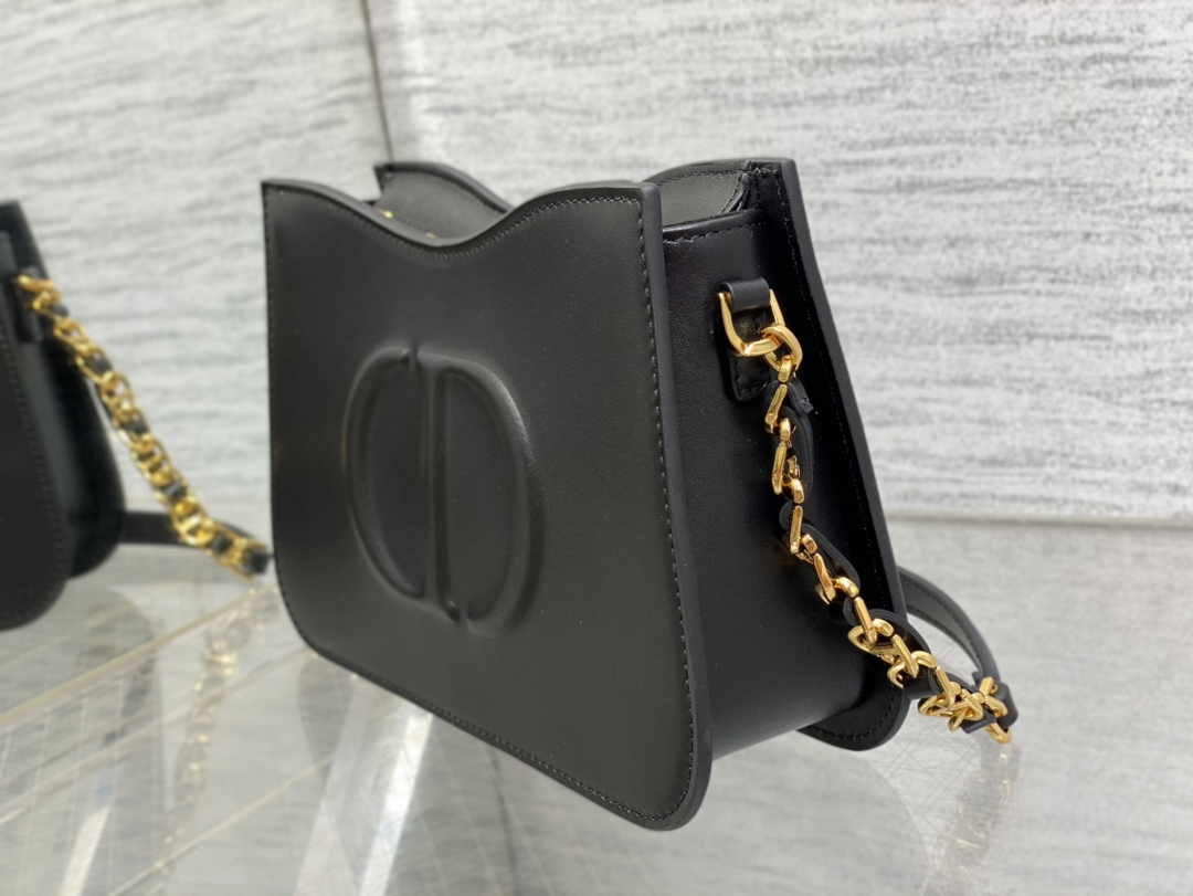 Dior CD Signature Hobo Mini Bag S2213 Black Leather - Default Title - View 7