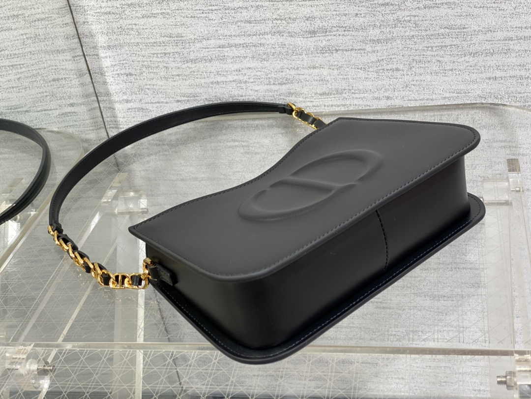 Dior CD Signature Hobo Mini Bag S2213 Black Leather - Default Title - View 8