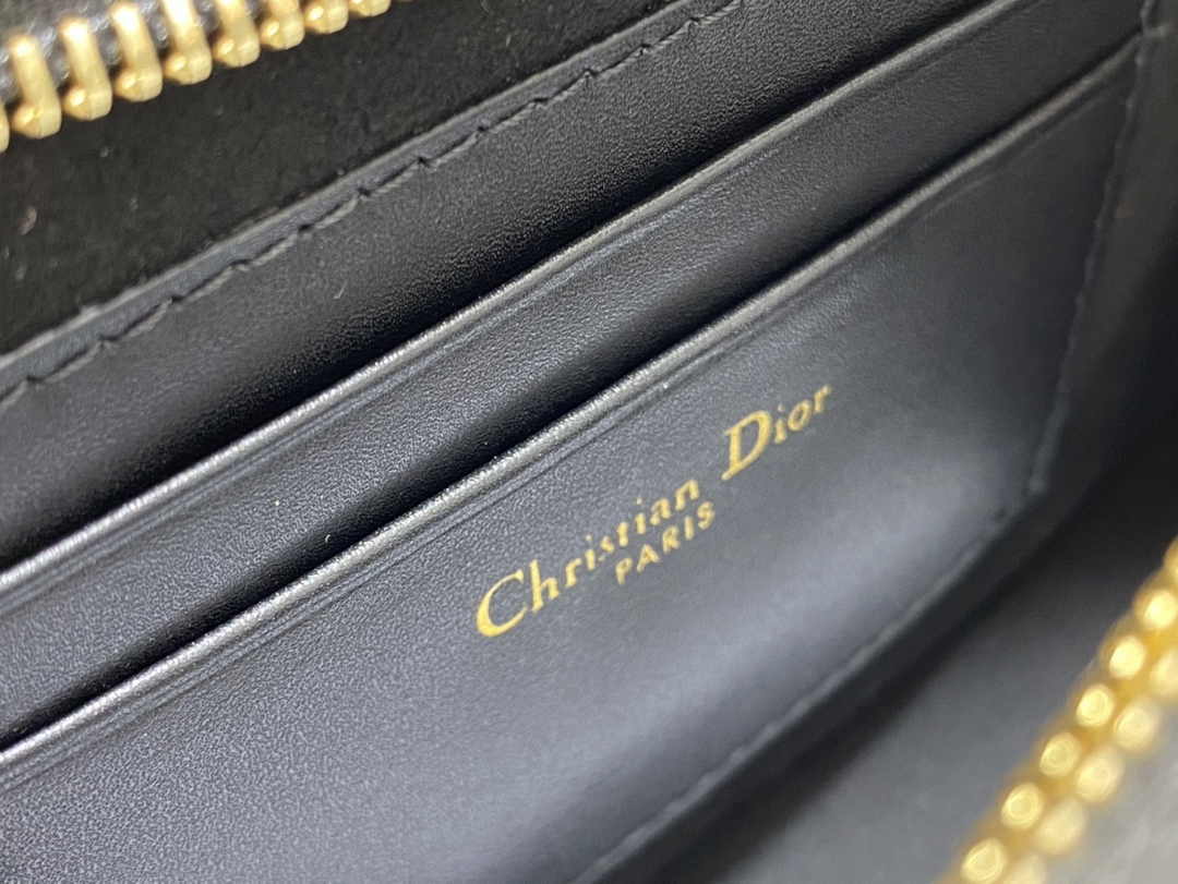 Dior CD Signature Hobo Mini Bag S2213 Black Leather - Default Title - View 10