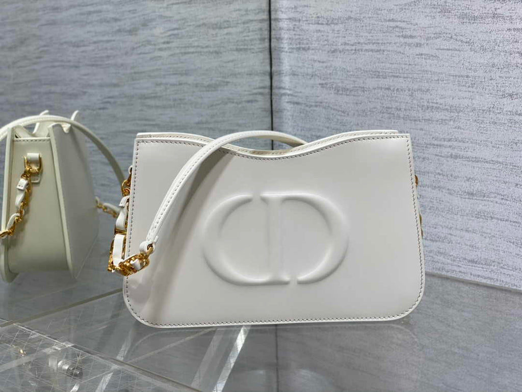 Dior CD Signature Hobo Mini Bag S2213 White Leather - Default Title - View 4