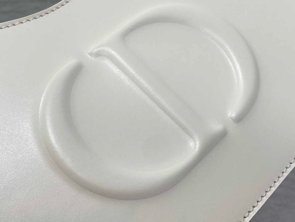 Dior CD Signature Hobo Mini Bag S2213 White Leather - Default Title - View 5