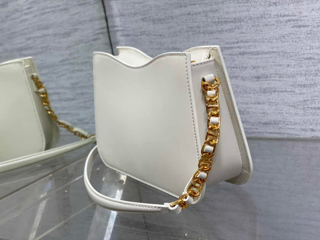 Dior CD Signature Hobo Mini Bag S2213 White Leather - Default Title - View 6