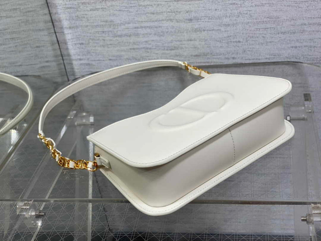 Dior CD Signature Hobo Mini Bag S2213 White Leather - Default Title - View 7