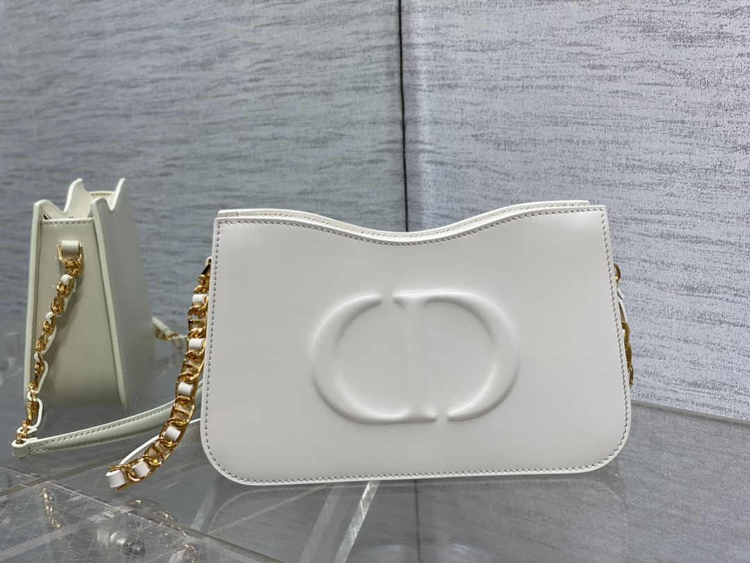 Dior CD Signature Hobo Mini Bag S2213 White Leather - Default Title - View 8