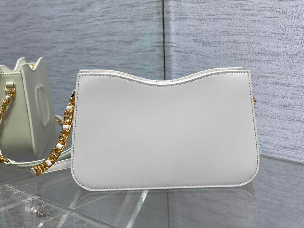 Dior CD Signature Hobo Mini Bag S2213 White Leather - Default Title - View 3