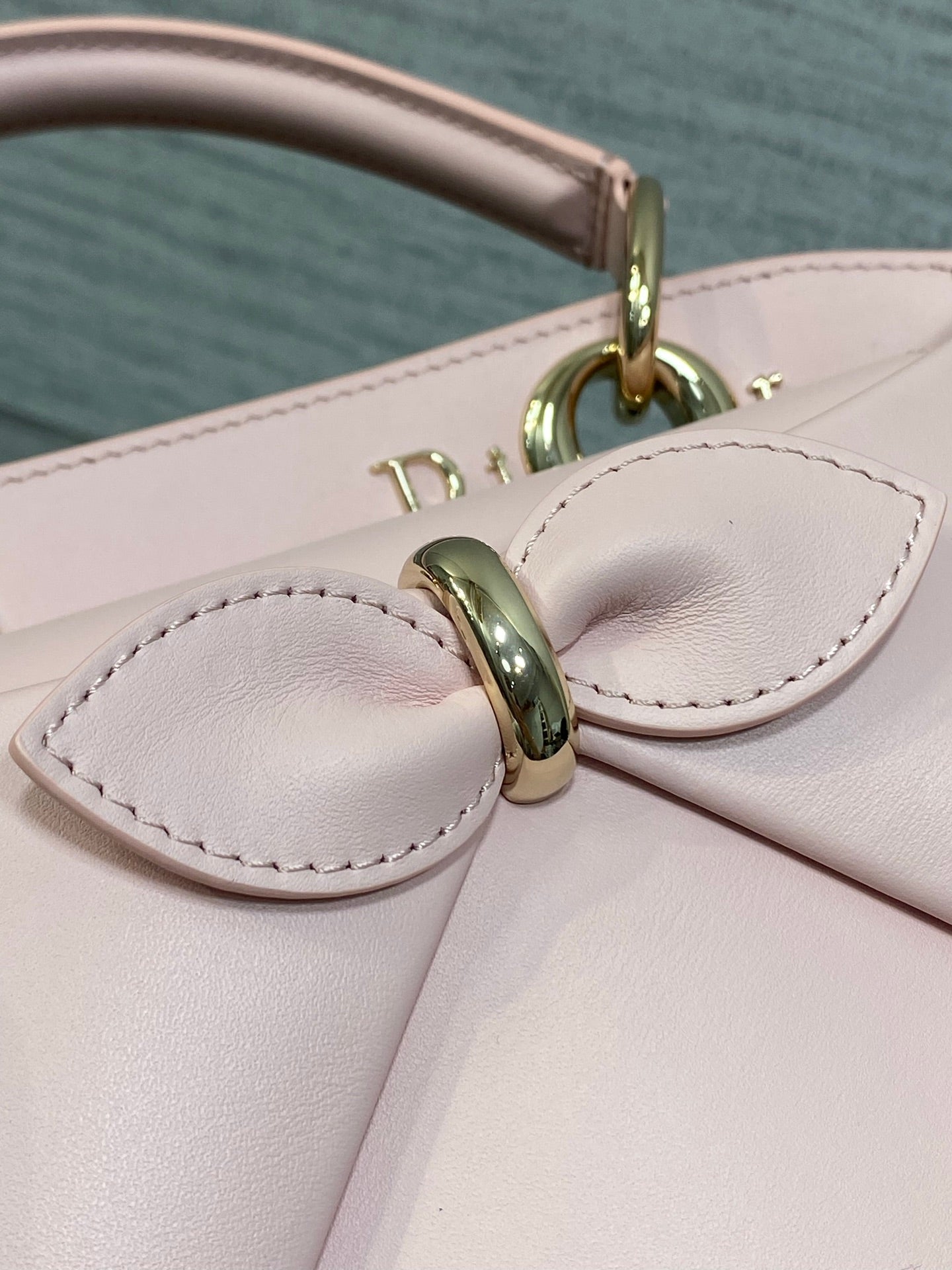 Dior Cigale Pink Smooth Calfskin Top Handle Bag M0737 - Default Title - View 6