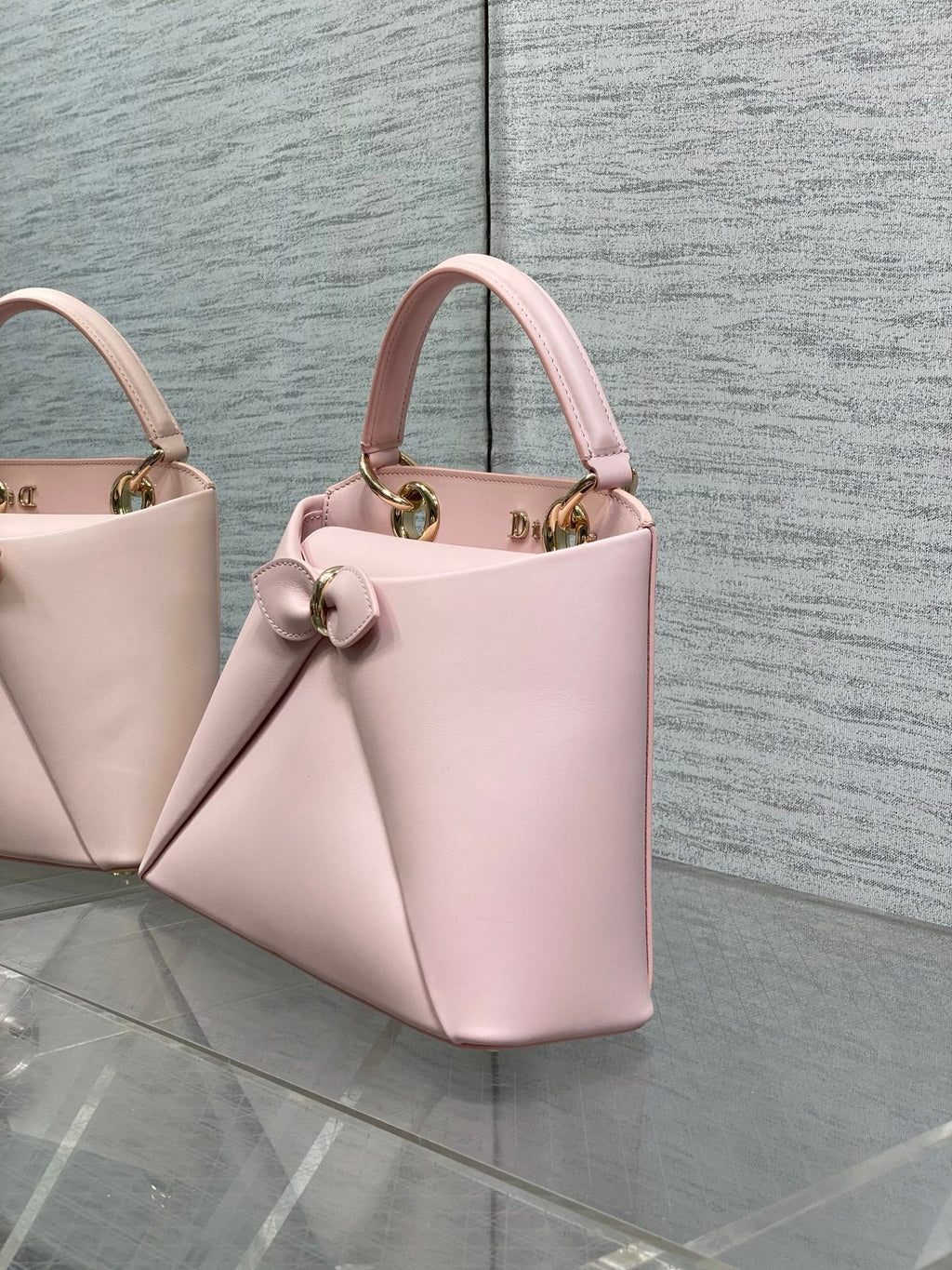 Dior Cigale Pink Smooth Calfskin Top Handle Bag M0737 - Default Title - View 4