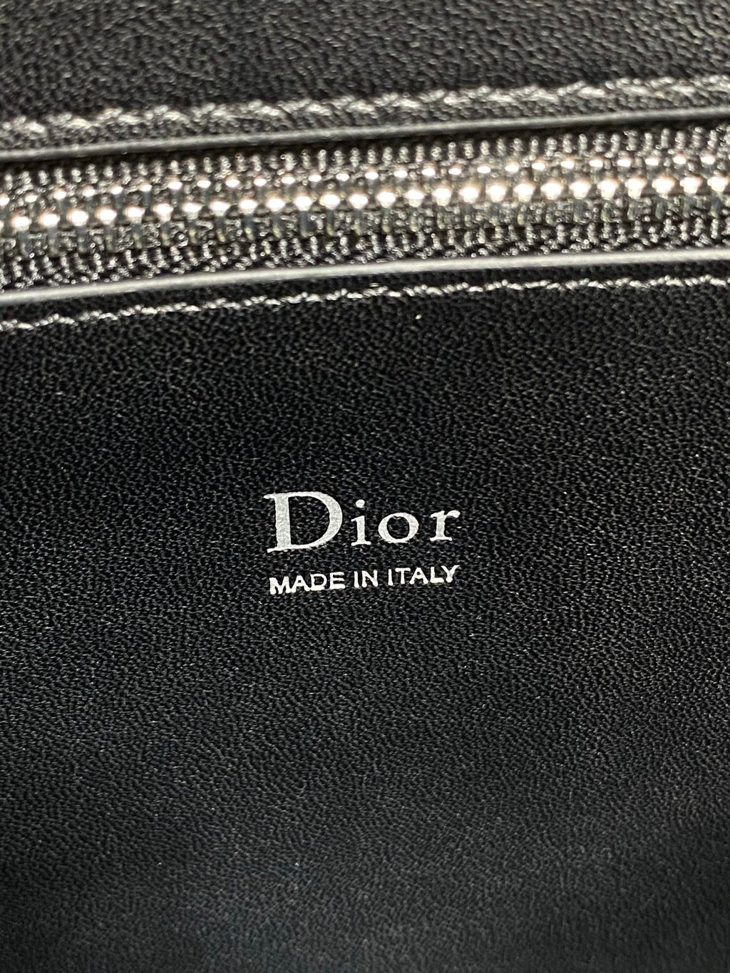 Dior Cigale Large Black Smooth Calfskin Top Handle Bag with Silver Hardware M0738 - Default Title - View 9