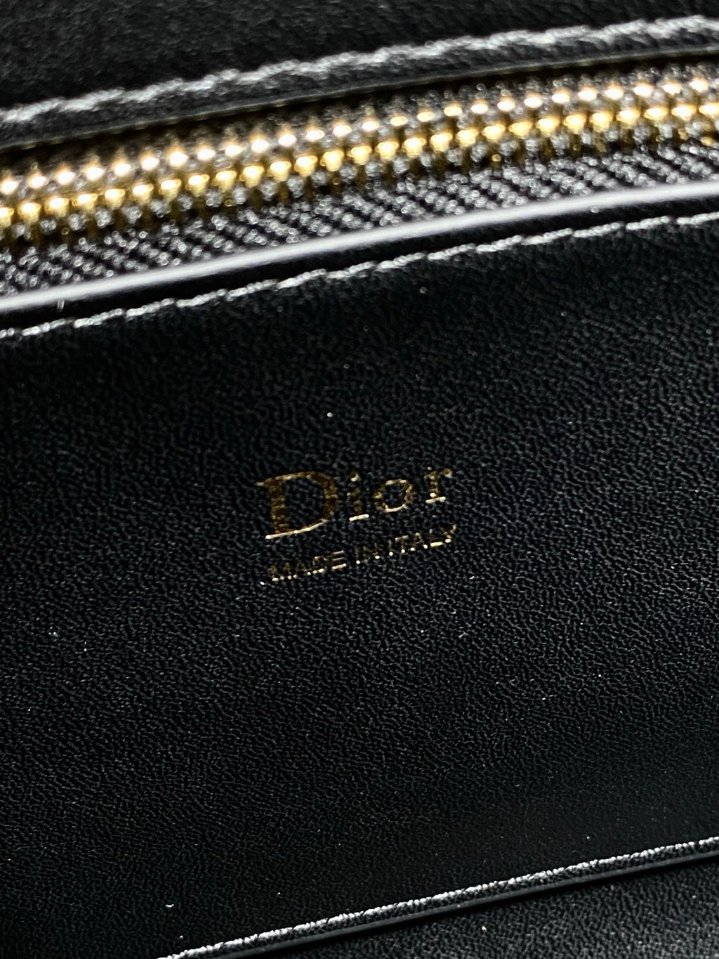 Dior Cigale Black Smooth Calfskin Top Handle Bag with Gold Hardware M0737 - Default Title - View 9