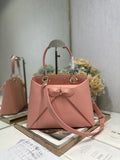 Dior Cigale Light Pink Smooth Calfskin Top Handle Bag M0737 - Default Title - View 1