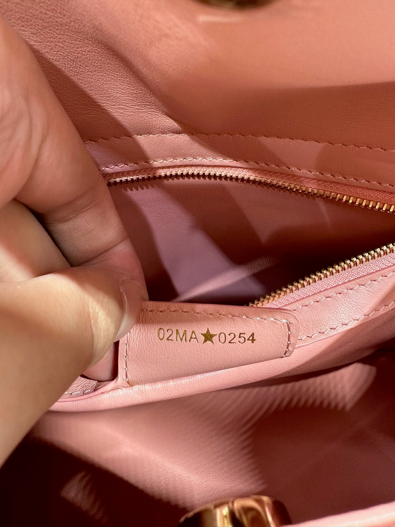 Dior Cigale Light Pink Smooth Calfskin Top Handle Bag M0737 - Default Title - View 9