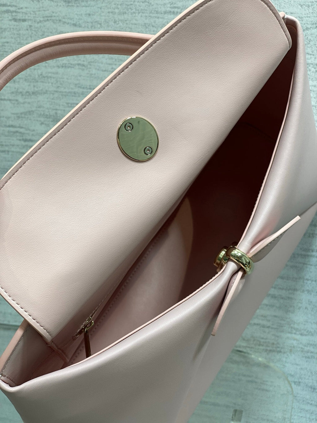 Dior Cigale Large Pink Smooth Calfskin Top Handle Bag M0738 - Default Title - View 8