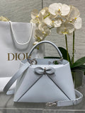 Dior Cigale Blue Smooth Calfskin Top Handle Bag M0737 - Default Title - View 1