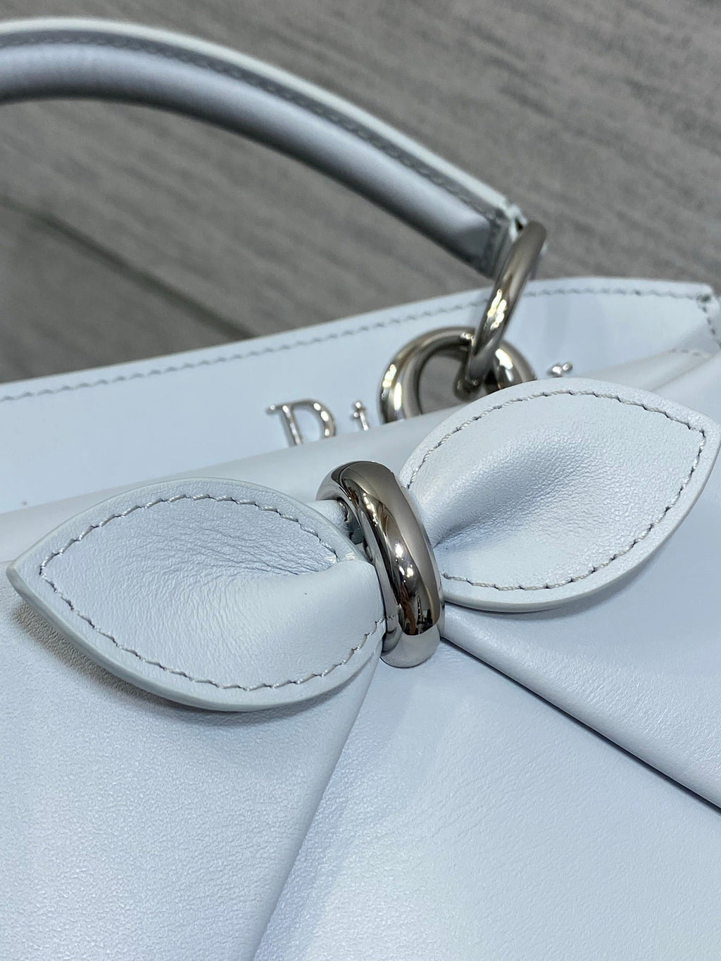 Dior Cigale Blue Smooth Calfskin Top Handle Bag M0737 - Default Title - View 7