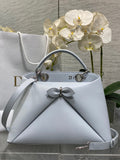 Dior Cigale Large Blue Smooth Calfskin Top Handle Bag M0738 - Default Title - View 1