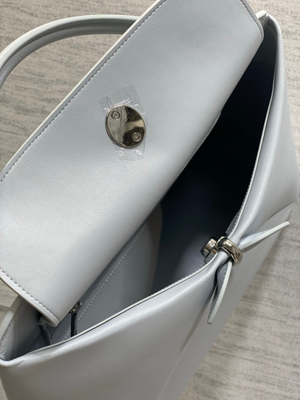 Dior Cigale Large Blue Smooth Calfskin Top Handle Bag M0738 - Default Title - View 8