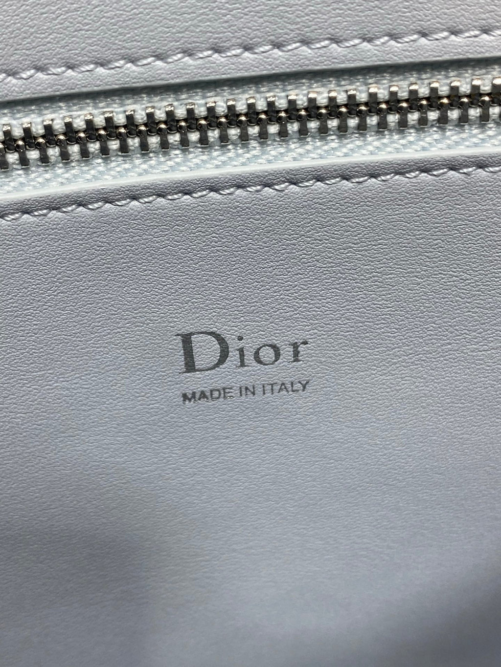 Dior Cigale Large Blue Smooth Calfskin Top Handle Bag M0738 - Default Title - View 9
