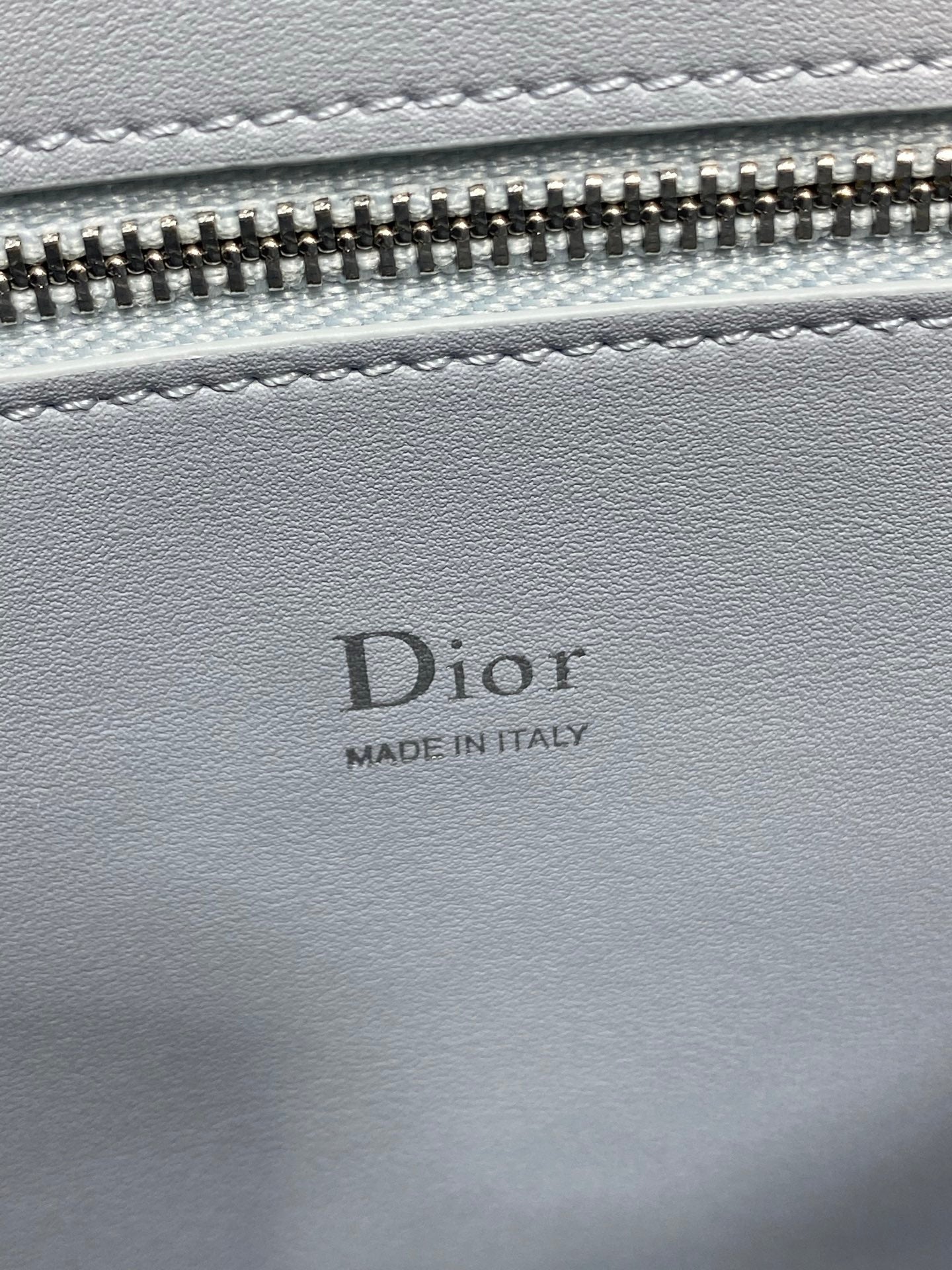 Dior Cigale Large Blue Smooth Calfskin Top Handle Bag M0738 - Default Title - View 9