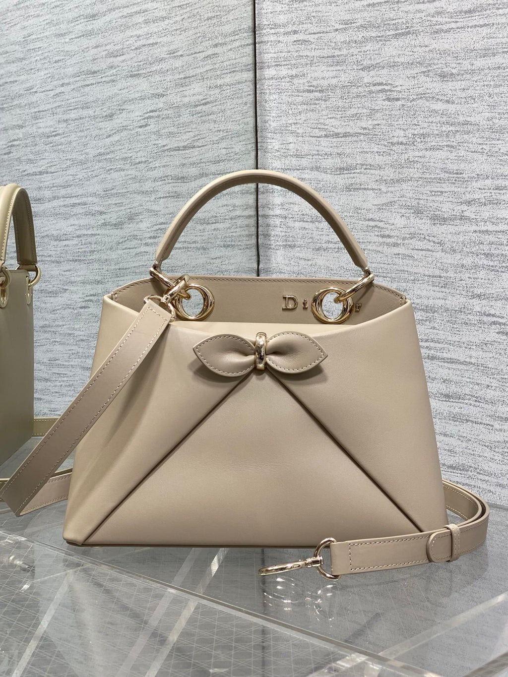 Dior Cigale Apricot Smooth Calfskin Top Handle Bag M0737 - Default Title - View 2