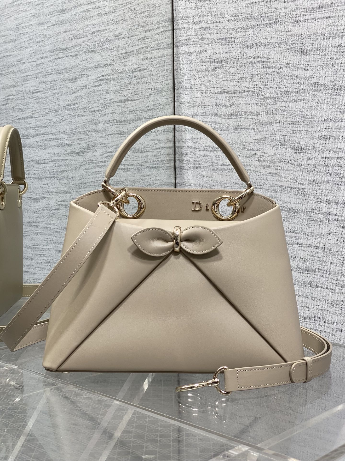 Dior Cigale Apricot Smooth Calfskin Top Handle Bag M0737 - Default Title - View 2